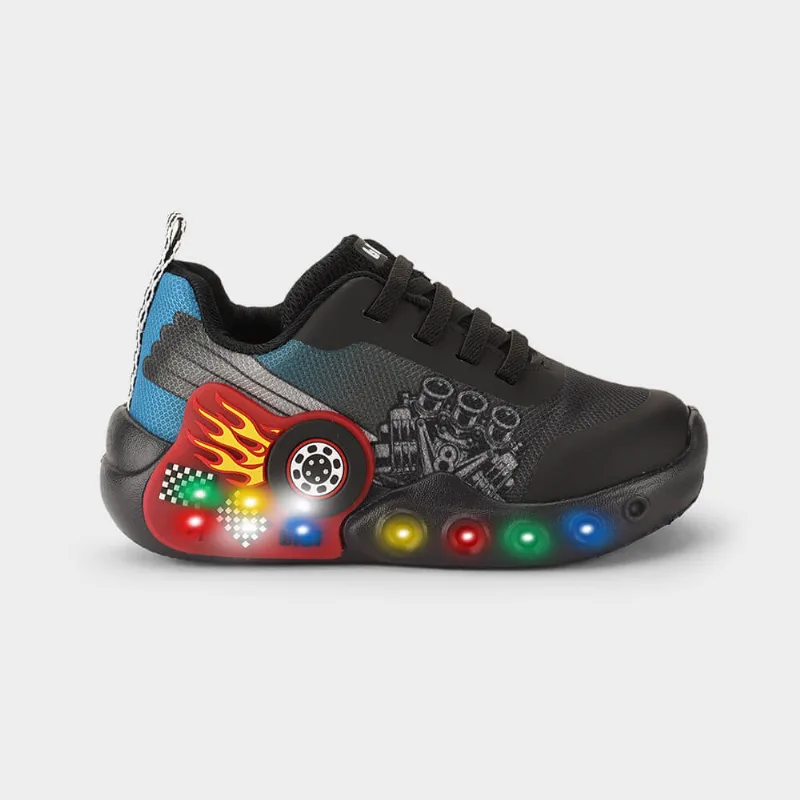 Tênis Infantil Bibi Fun Light Preto de Carro 23