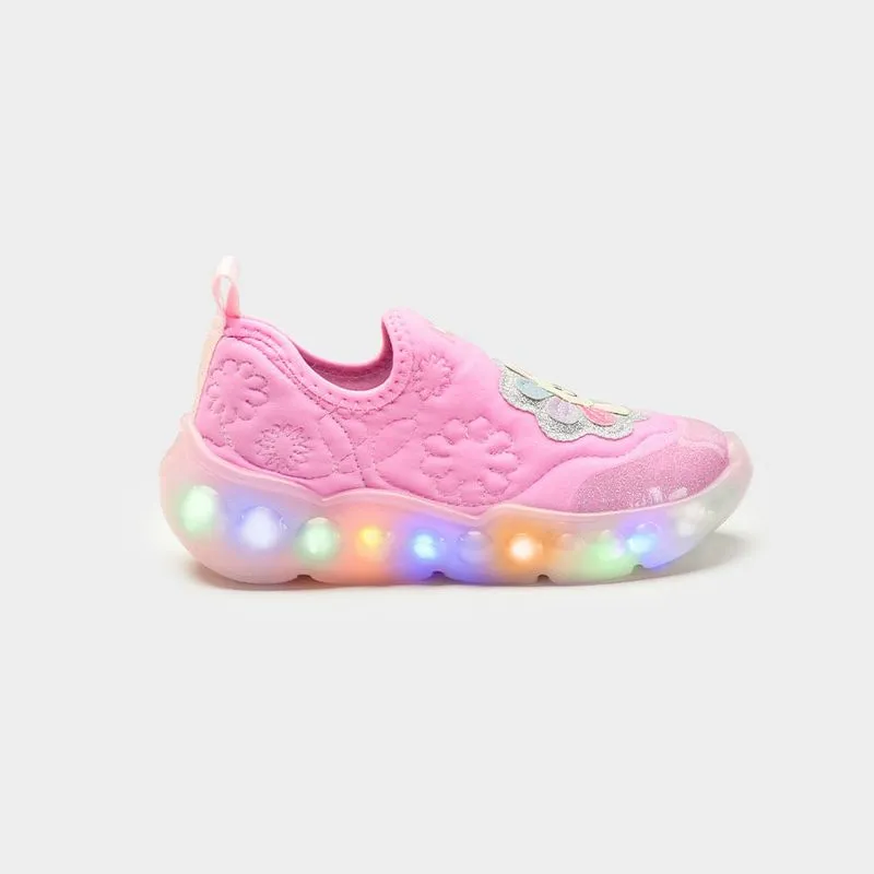 Tênis Infantil Bibi Roller Celebration 3.0 Rosa de Flor 32