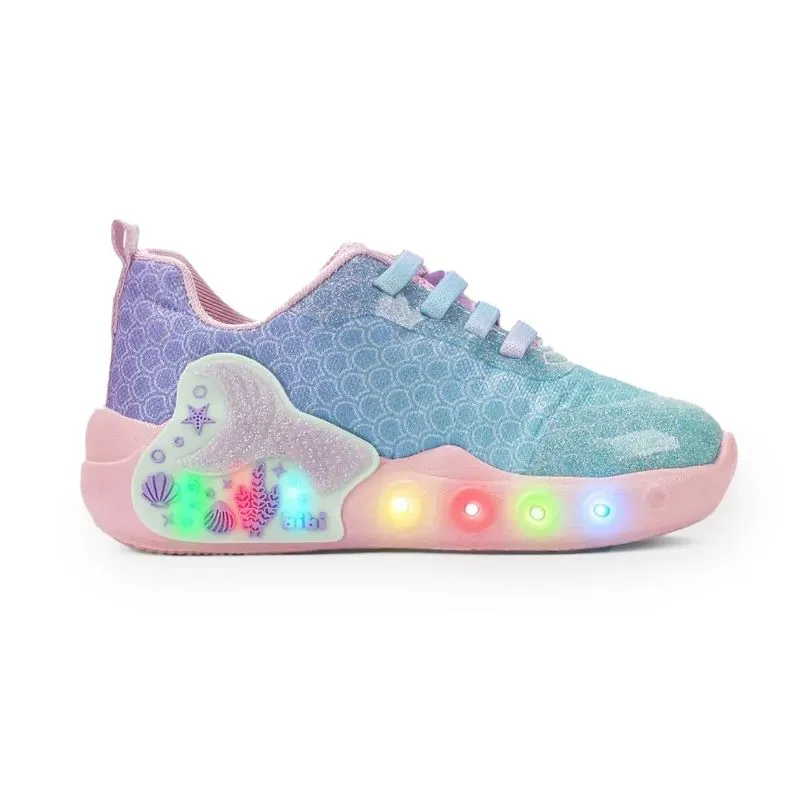 Tênis Bibi Sereia Fun Light Infantil Azul 31