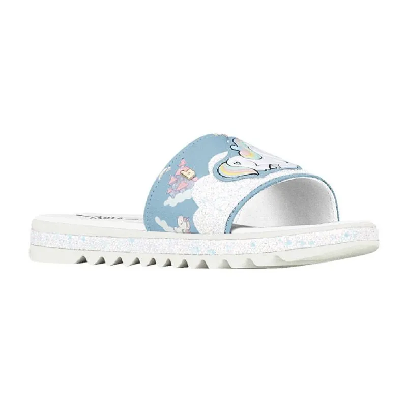 Sandália Infantil Bibi Flat Form Feminina Piscina - 1059066 37