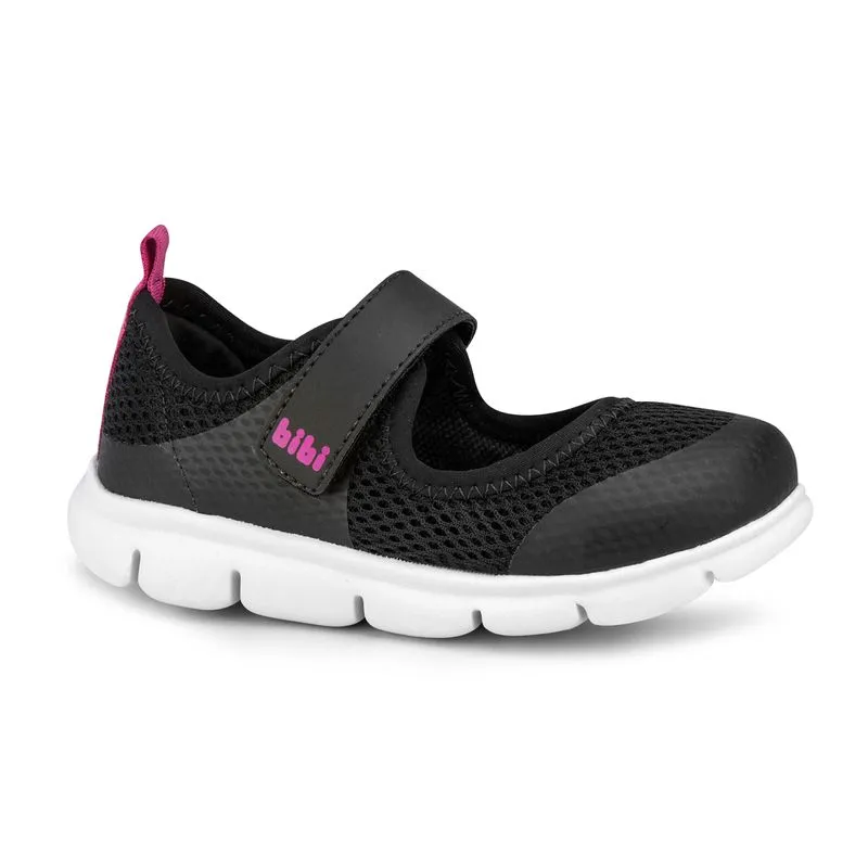 Tênis Infantil Feminino Bibi Energy Baby New II Preto com Velcro 1107012 25