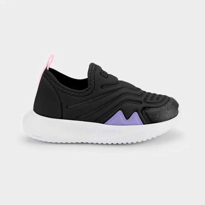 Tênis Infantil Bibi Flash Preto com Lilás 27