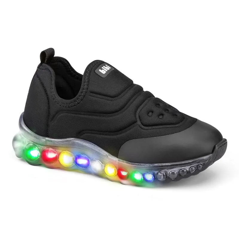 Tênis Infantil de Luz Unissex Bibi Roller Celebration Preto 1079071 27