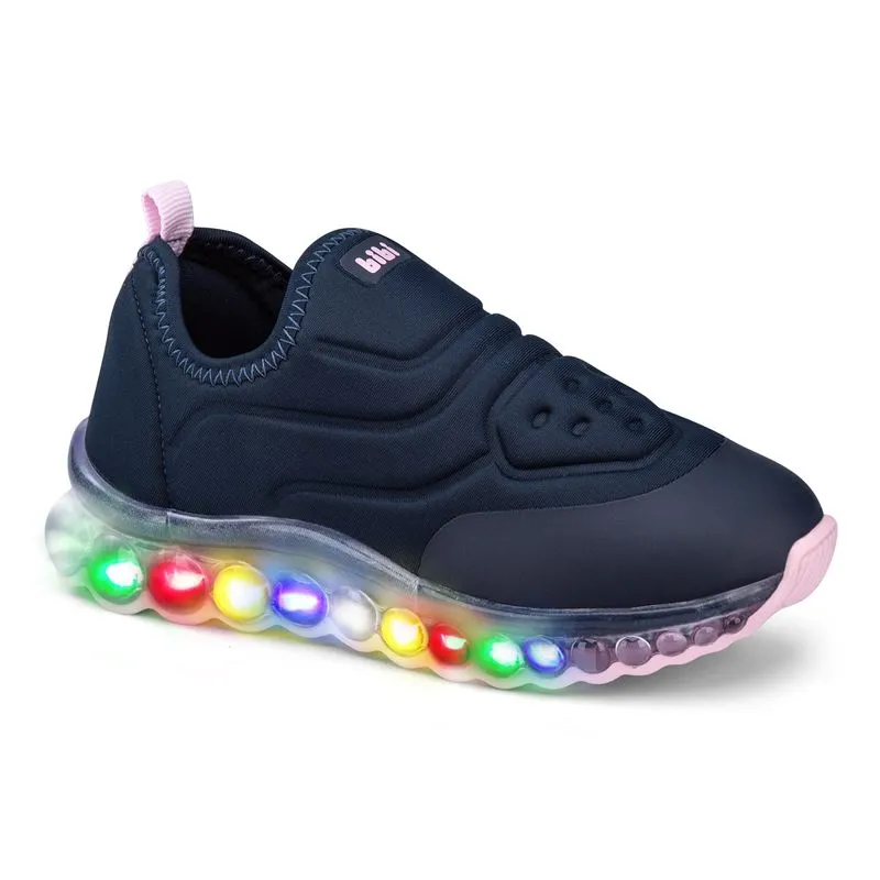 Tênis Infantil de Luz Feminino Bibi Roller Celebration Azul 1079073 30