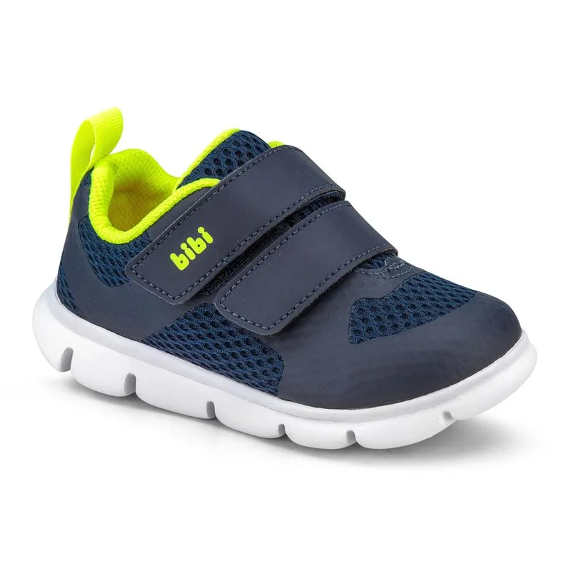 Tênis Infantil Masculino Bibi Energy Baby New II Azul com Amarelo 1107083 25