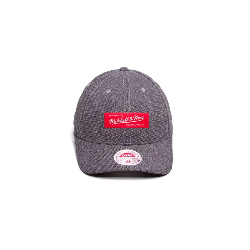 Boné Mitchell & Ness Aba Curva Flex Fit Branded Preto - ÚNICO