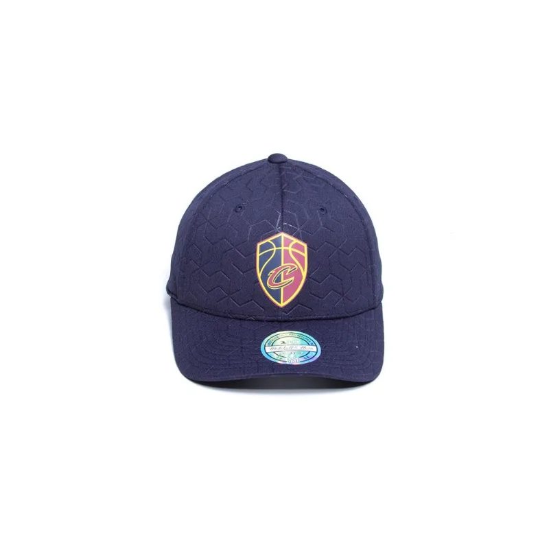 Boné Mitchell & Ness NBA Aba Curva Snapback Cleveland Cavaliers Azul - ÚNICO
