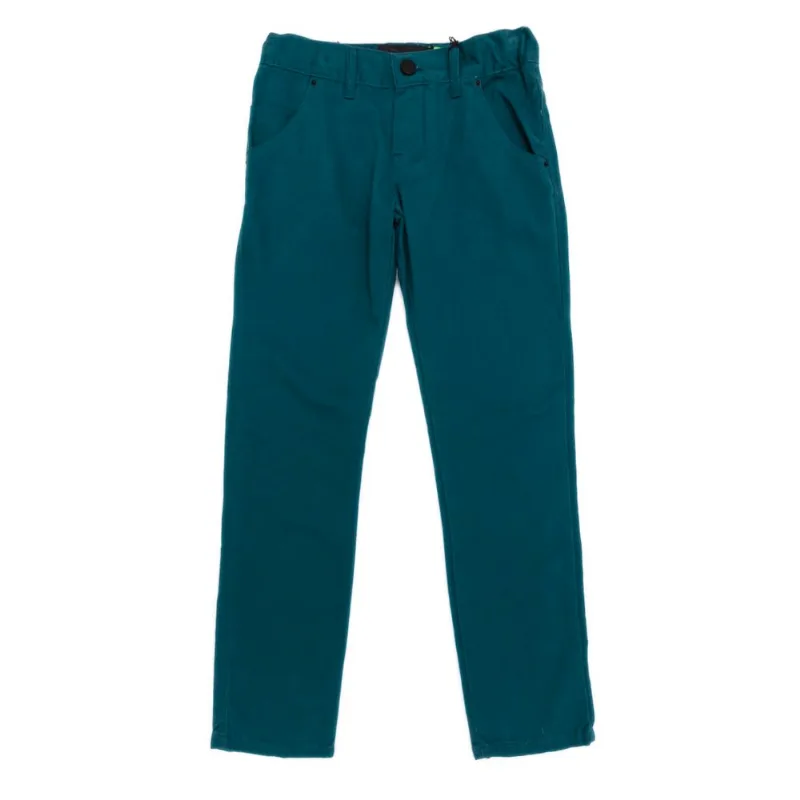 Calça Jeans HD Juvenil Color Verde Petróleo - G