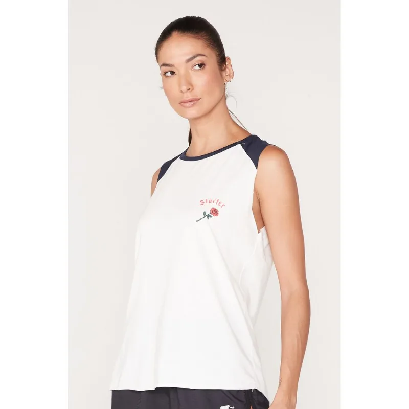 Regata Starter Feminina Estampada Off White - M