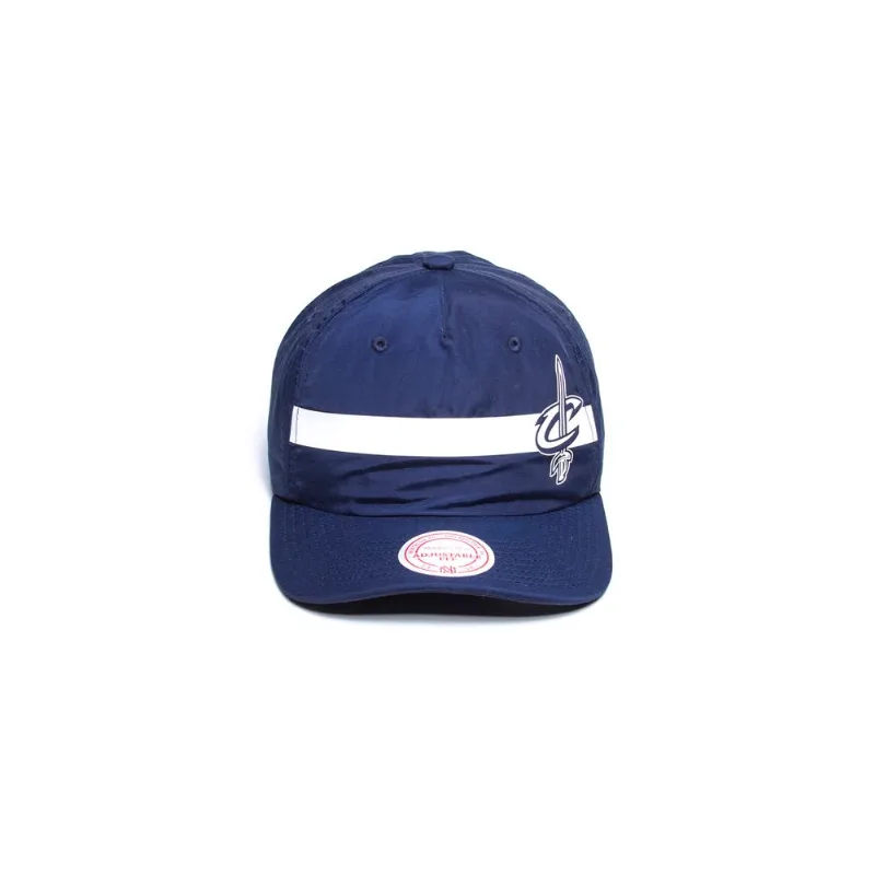 Boné Mitchell & Ness NBA Aba Curva Snapback Cleveland Cavaliers Azul - ÚNICO