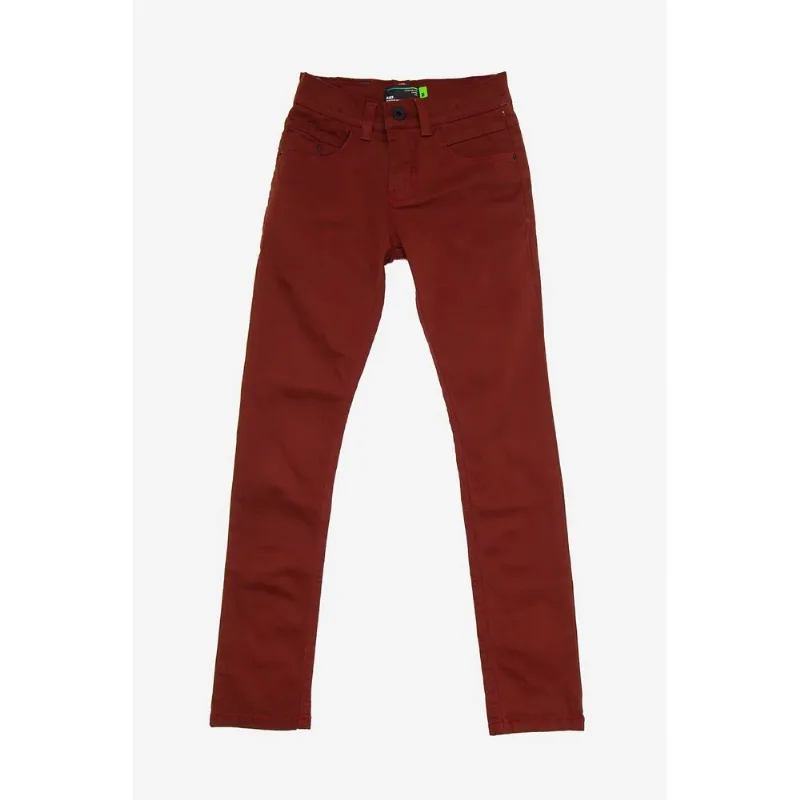 Calça HD Juvenil Sarja Vinho - G