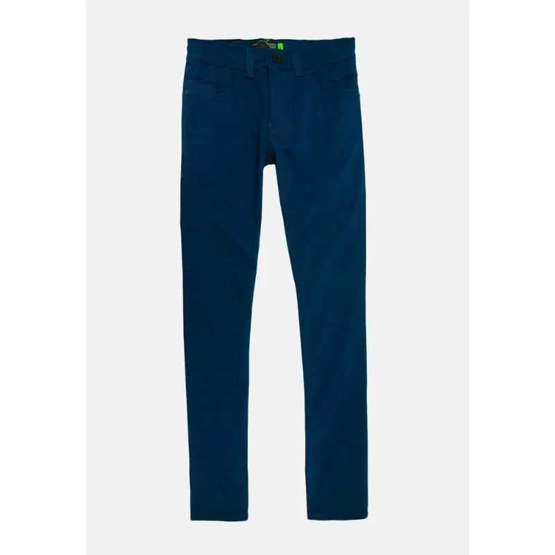 Calça HD Juvenil Sarja Azul - G