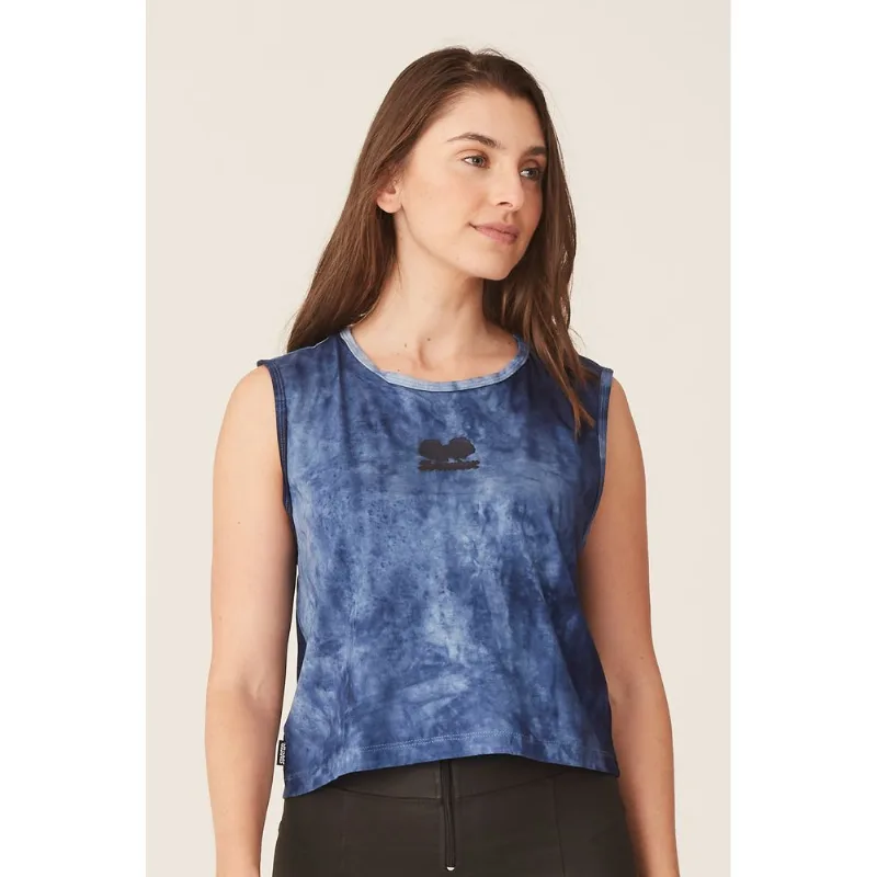 Cropped Starter Feminino Tie Dye Azul Marinho - G