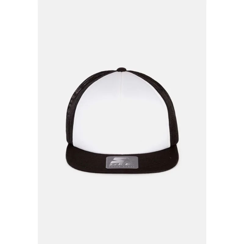 Boné Starter Aba Reta Snapback Trucker Foam Preto - ÚNICO