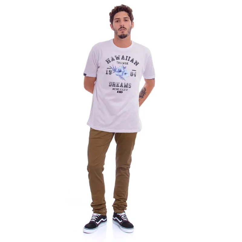 Calça Jeans HD Color Chino Marrom - 46