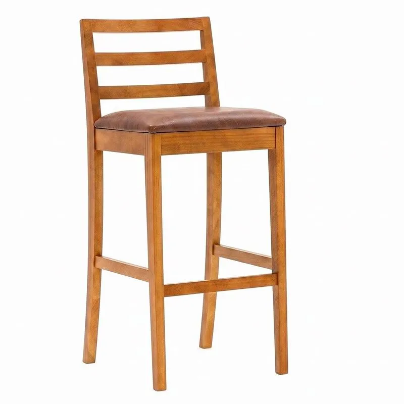 Banqueta Herval Mh 3254 Madeira Maciça, Caramelo
