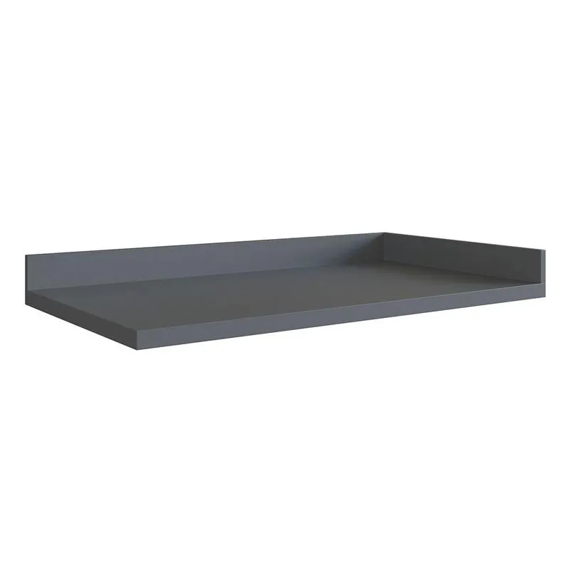 Tampo para Pia de Cozinha de Canto Herval Ten, 100% mdf Grafite 94 cm