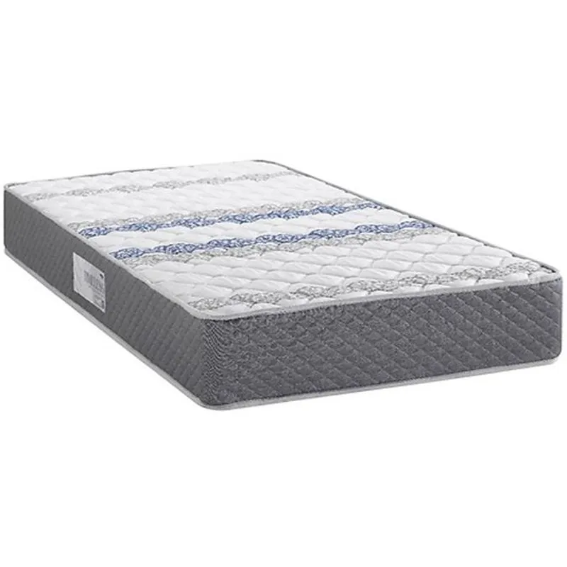 Colchao Timeless 17x138x188 Bordado Cinza Branco - Herval