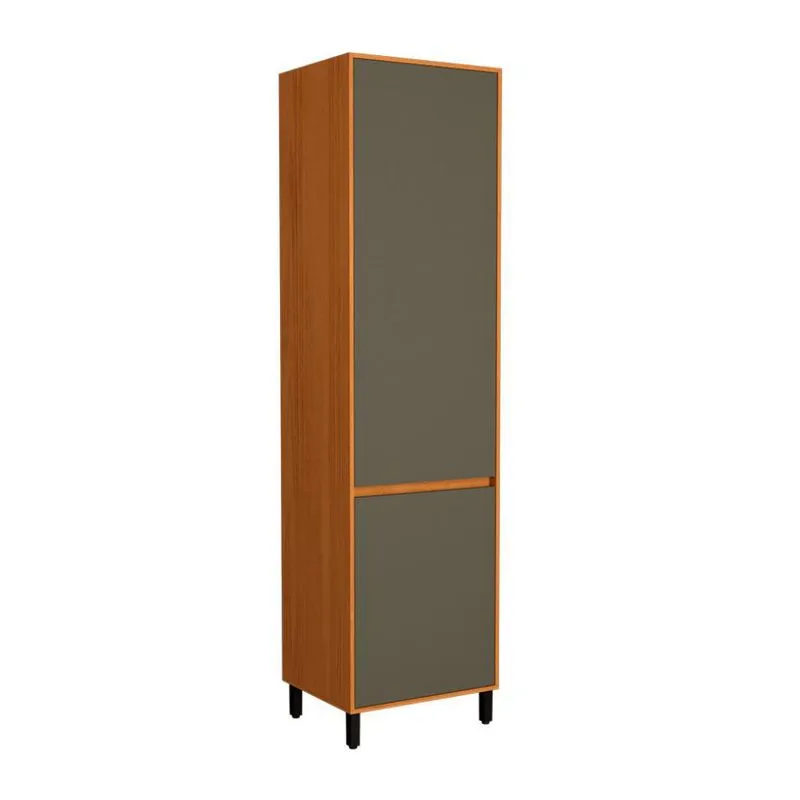 Paneleiro Modulado Modern Design Denver MDP 2 Portas Freijó e Grafite