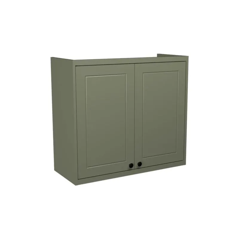 Armário Aéreo Mobly Évora MDF 2 Portas Verde Hill 80 cm