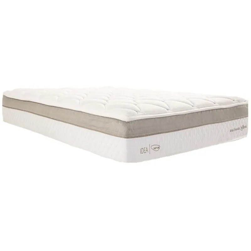 Colchão Casal Mola Ensacada 24x138x188cm C1826 Branco Marrom - Herval