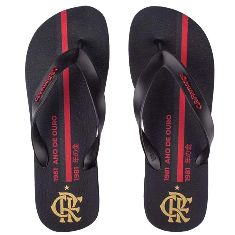 Chinelo Flamengo Manto 3 2021 Preto/Preto Preto 41/42