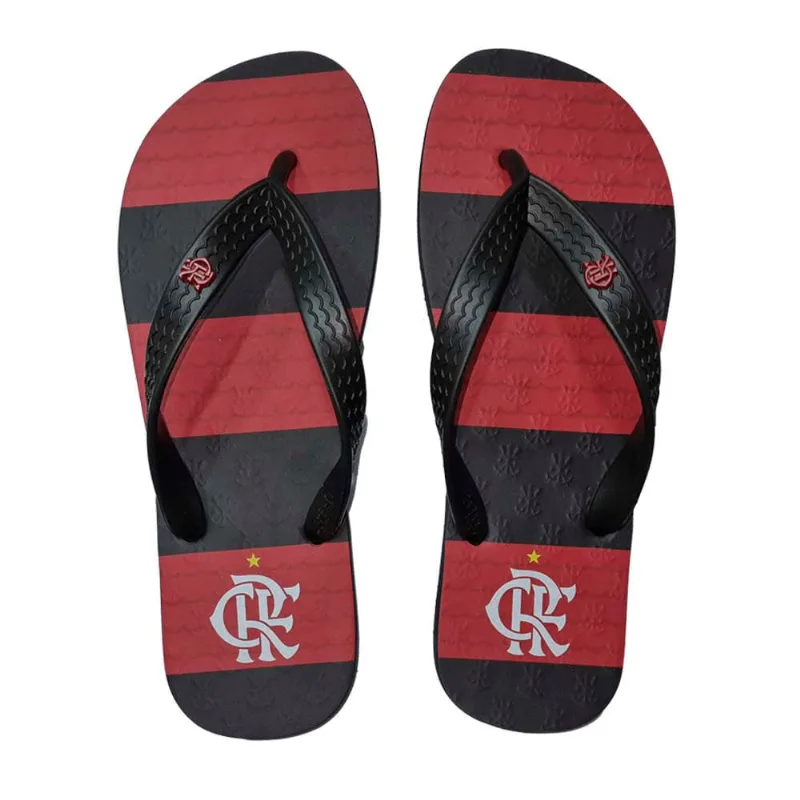 Chinelo Flamengo Manto 1 2022 Preto/Preto Preto 41/42
