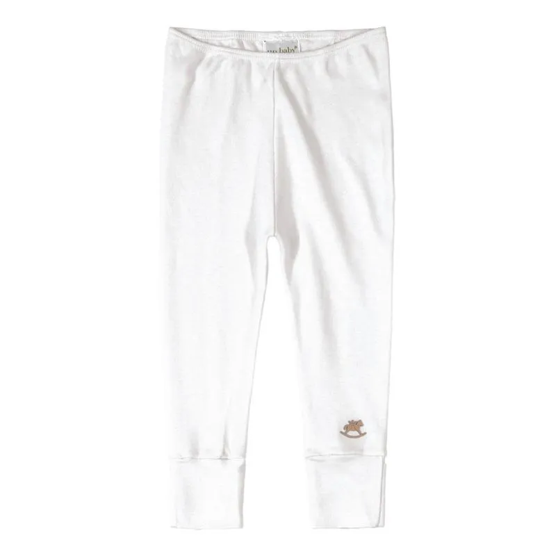 Calça com Culote - 100% Algodão - Liso - Branco - Up Baby - P Calça com Culote - 100% Algodão - Liso - Branco - Up Baby - G