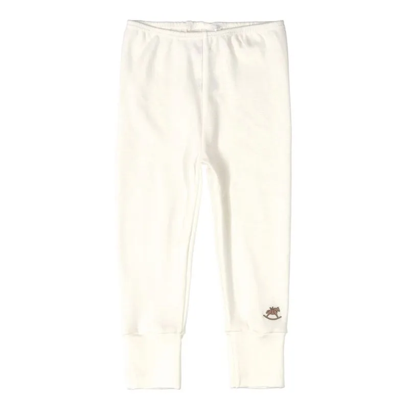 Calça com Culote - 100% Algodão - Liso - Off White - Up Baby - P Calça com Culote - 100% Algodão - Liso - Off White - Up Baby - M