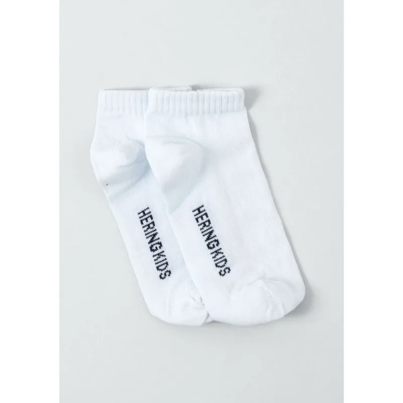 Meia Básica Infantil Menino Cano Curto Soquete Hering Kids - Branco M