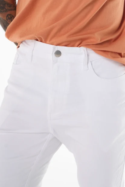 Calça Básica Hering Masculina Em Sarja - Branca 40