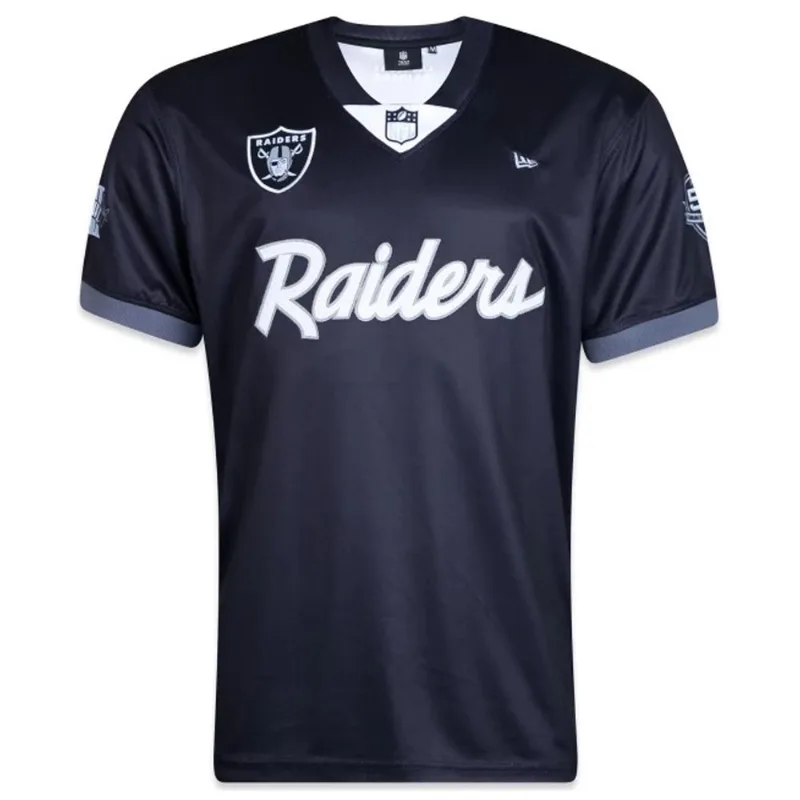 Camiseta New Era Masculina Jersey Las Vegas Raiders Core Nfl