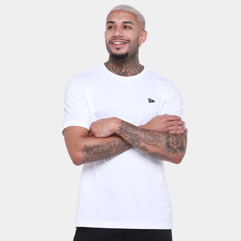 Camiseta New Era Santigo Flag Masculina - Masculino - Branco