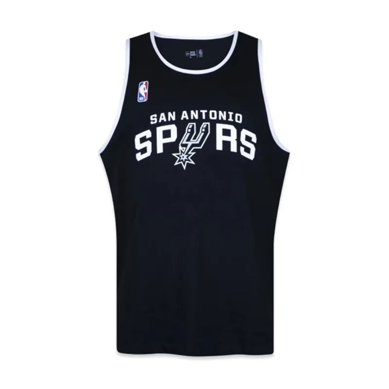 Regata New Era Nba San Antonio Spurs Core Nba Preto
