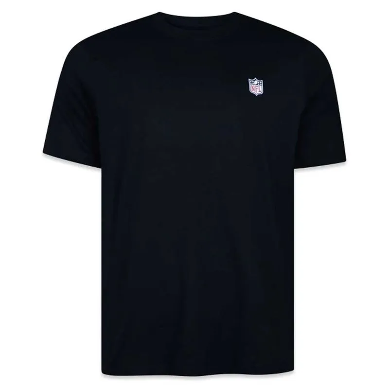 Camiseta New Era Regular Nfl Mini Logo Masculino - Preto