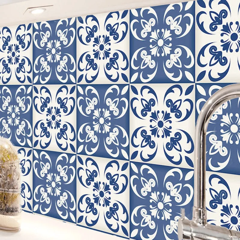 Adesivo de Parede Azulejo 20x20cm Cidade do Porto para Cozinha