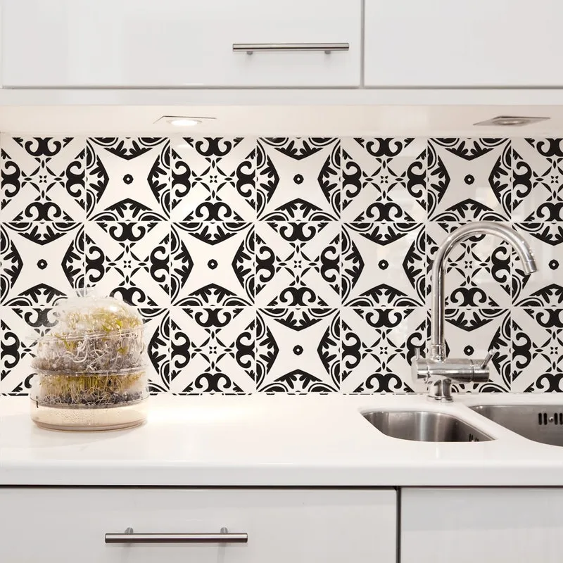 Adesivo de Parede Azulejo 15x15cm Mirandela para Cozinha
