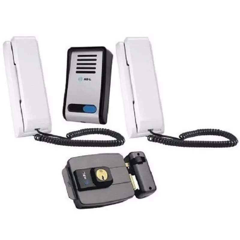 Kit Fechadura Elétrica C90 Porteiro Eletrônico F8-s Hdl