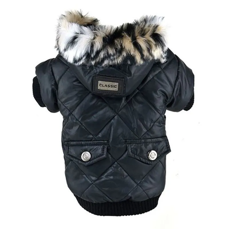 Casaco Para Cachorro Pequeno Porte -toráx 50 Cm-rafs Preto