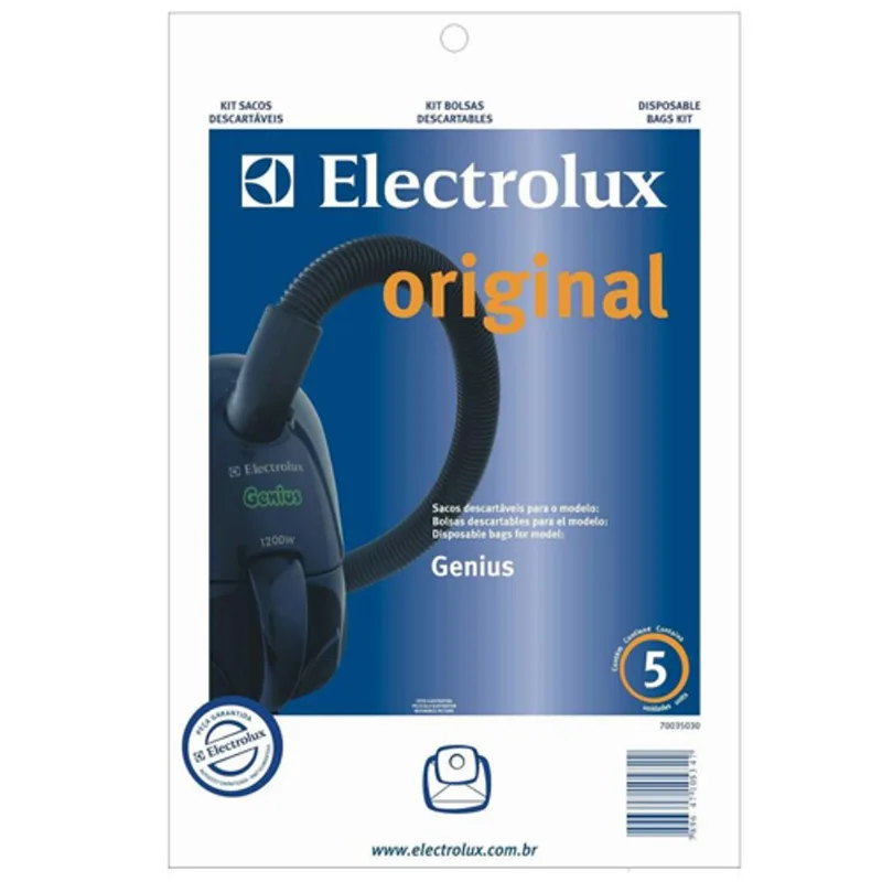 Kit Saco Descartavel Electrolux Genius Original