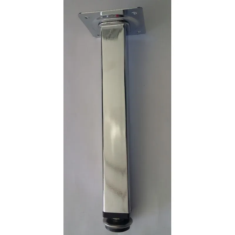 Pé Regulável Para Móvel Quadrado 20 Cm