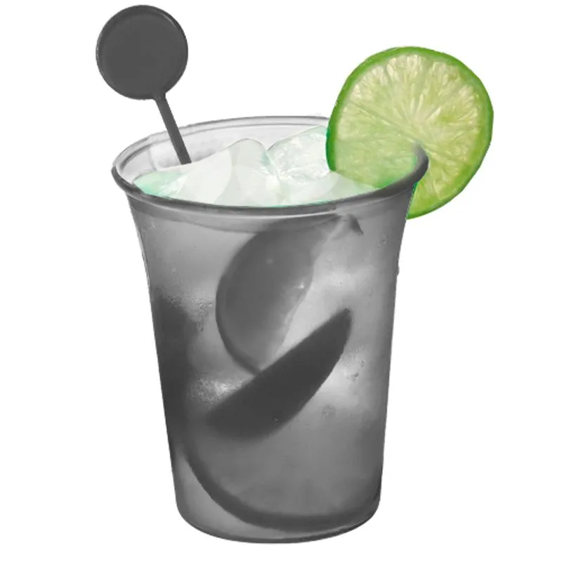 Kit Caipirinha - Copo 400ml + Mexedor De Drink De Acrilico - Kr