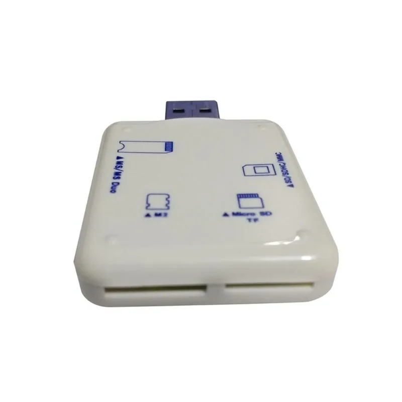 Mini Leitor Cartão Memória Usb Mini Sd Tf M2 Mmc Xd T-flash