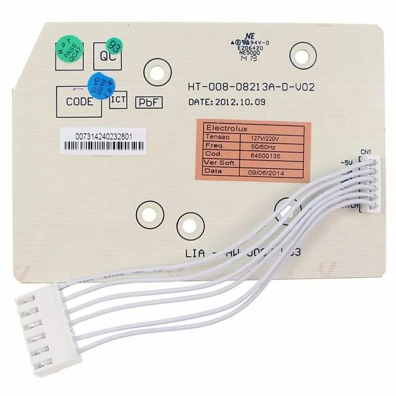 Placa Eletrônica Interface Electrolux Ltd11 64500135