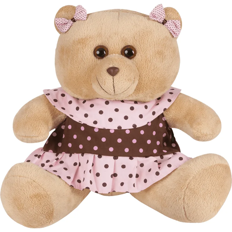 Ursinha Fofa Em Pé Para Meninas 22cm