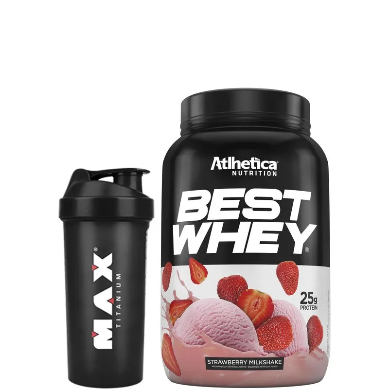Best Whey - 900g - Morango - Atlhetica