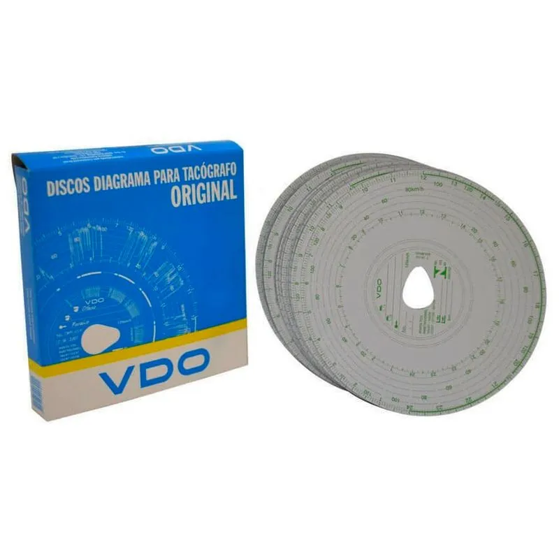 Disco Semanal Vdo 180x7d (com10) Tacógrafo Obrig