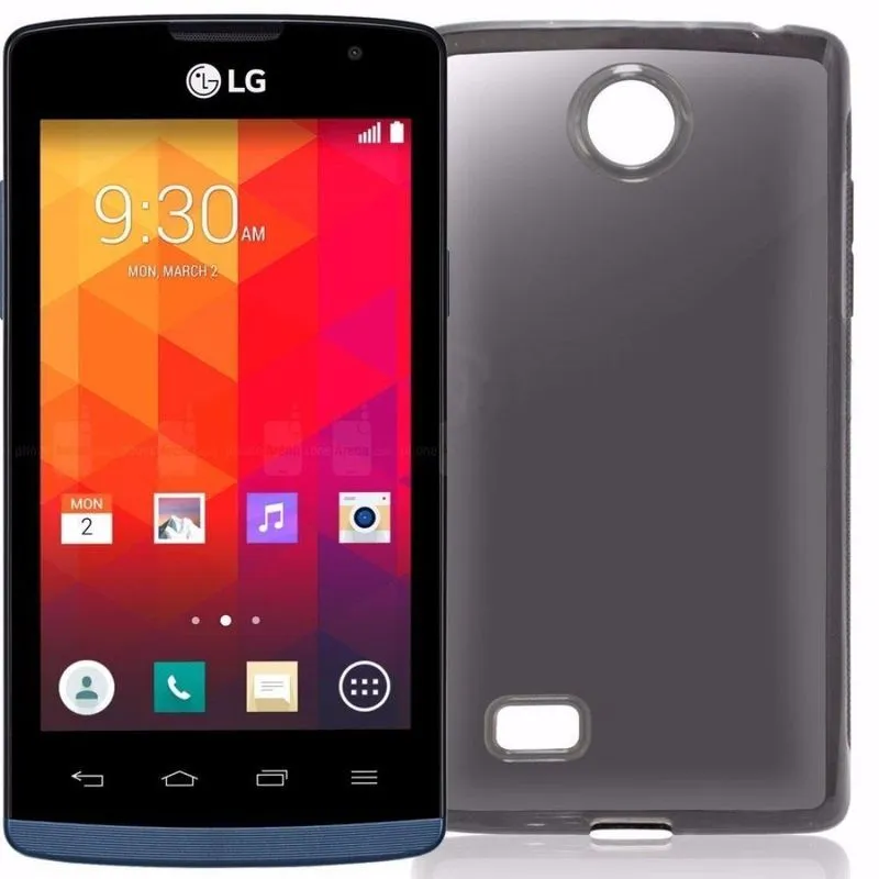 Capa Tpu Protetora Lg Joy H220 H222 Fumê + Película De Vidro