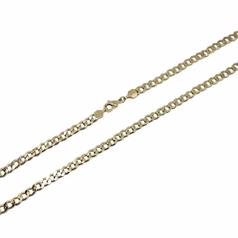 Corrente masculina banhada a Ouro modelo Grumet 70cm