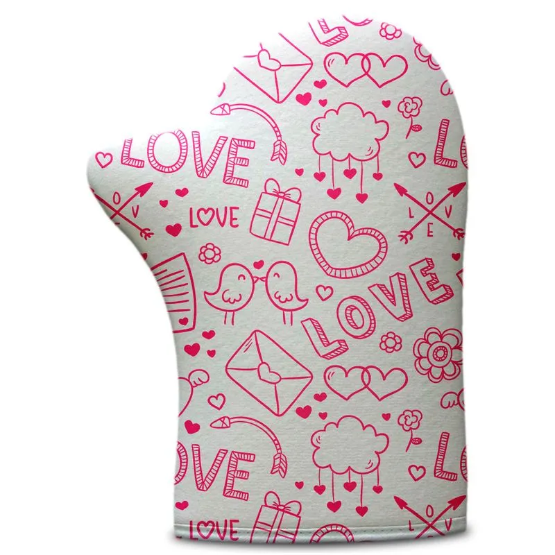 Luva De Cozinha Neoprene Love